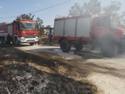 Κινδύνεψαν επιχειρήσεις από φωτιά μεταξύ Λάρισας- Νίκαιας