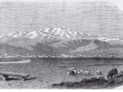 Η Λάρισα και το όρος Όλυμπος. 1851.