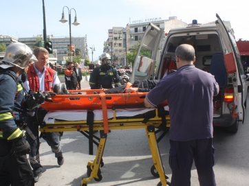 Ασκηση της ΠΥ Λάρισας σε υπόγειο πάρκινγκ