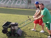 Εργασίες στο γήπεδο Τσαριτσάνης