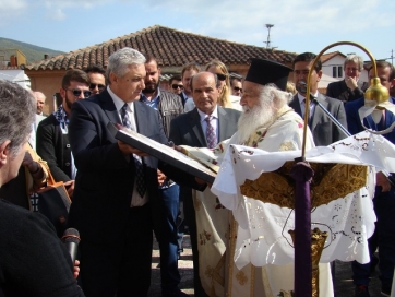 Τίμησε τον π. Αλέξανδρο του Πυργετού