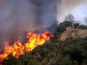 Φωτιά κοντά στα διόδια Μακρυχωρίου