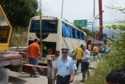 Ανατροπή λεωφορείου ΚΤΕΛ με 22 τραυματίες