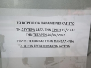 Κλειστά από σήμερα  τα Διαγνωστικά Κέντρα